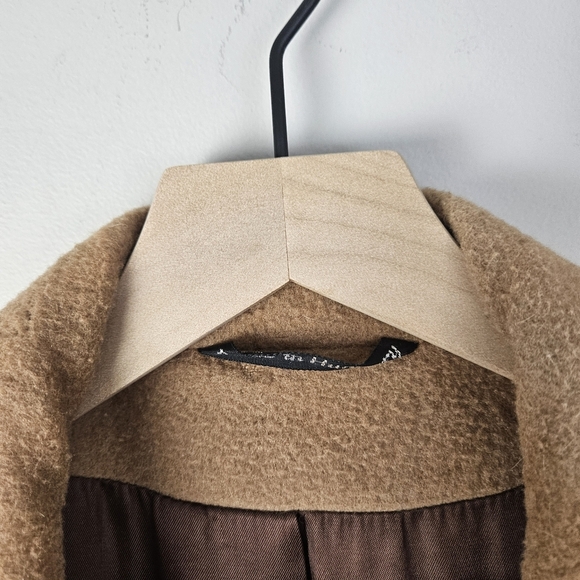 International Scene Cashmere Wool Blend Long Coat Vintage Made in Hungary 11/12 - Picture 5 of 15